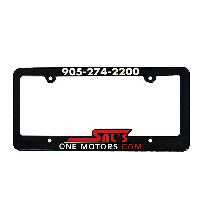 Raised Letter License Plate Frames