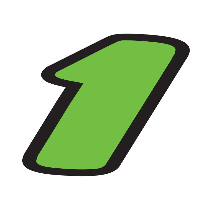 Die-Cut Window Stickers - Green