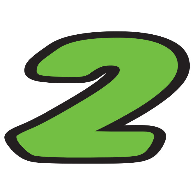 Die-Cut Window Stickers - Green