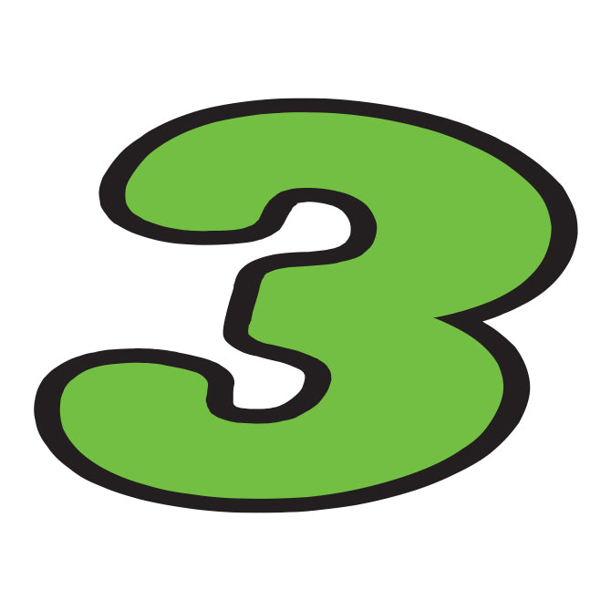 Die-Cut Window Stickers - Green