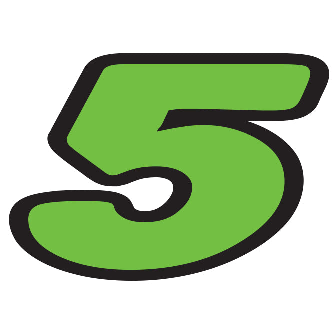 Die-Cut Window Stickers - Green