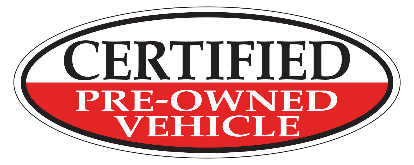Window Sticker - Certified Pre-Owned (Red)