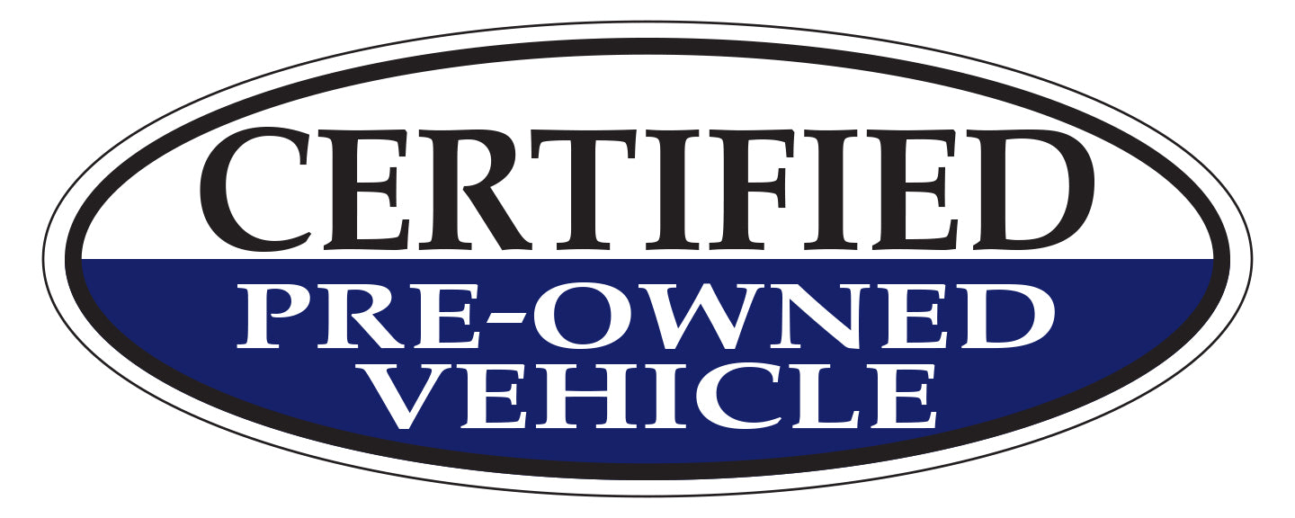 Window Sticker - Certified Pre-Owned (Blue)