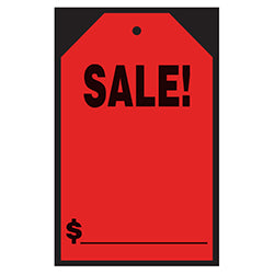 Windshield Stick On Tag - Sale $_____