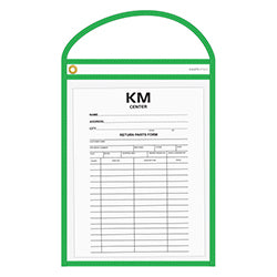 Neon Stitched Work Ticket Holders