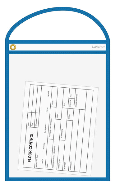 Neon Stitched Work Ticket Holders