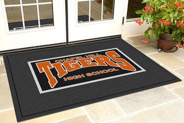 SuperScrape Impressions Logo Mat  4' x 6'