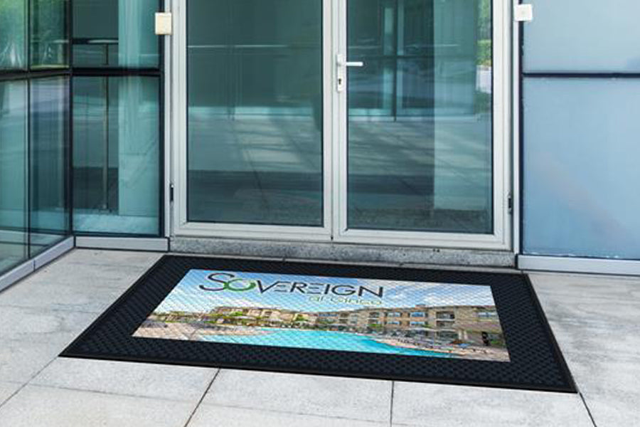 SuperScrape Impressions Logo Mat 6' x 6'