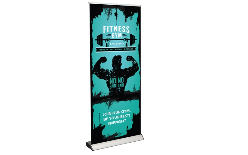 Deluxe Retractable Banner 33"x81"