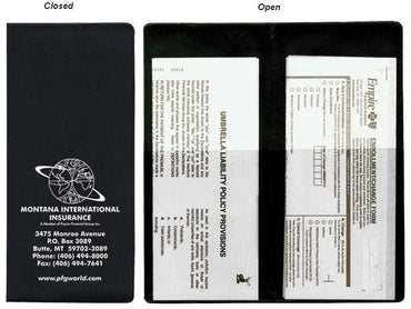 Custom Vinyl Policy Holder - Booklet