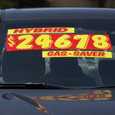 7.5" Red/Yellow Adhesive Number