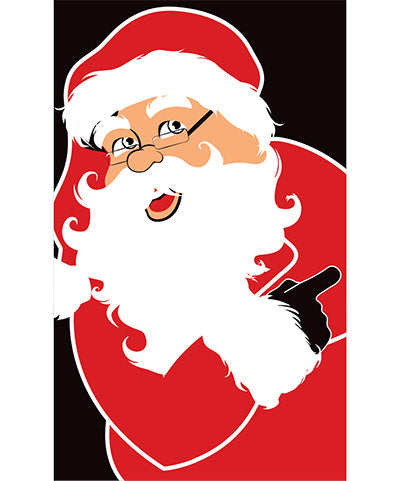 Santa Claus Holiday Decal