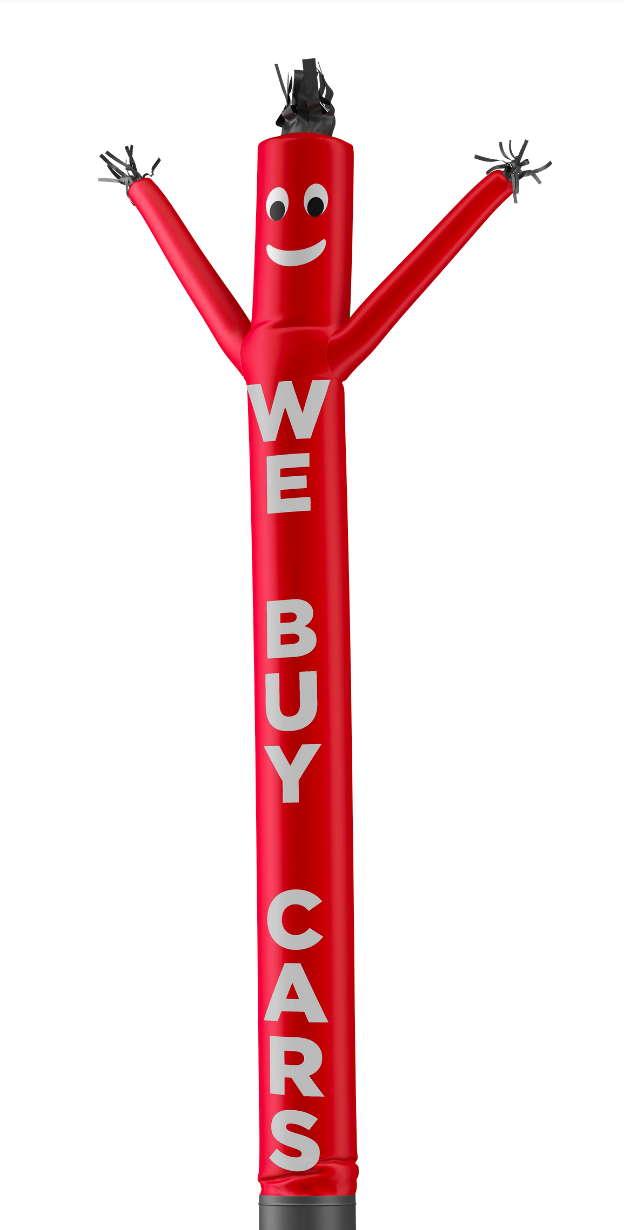 Air Dancer 20' - "WE BUY CARS" - Red