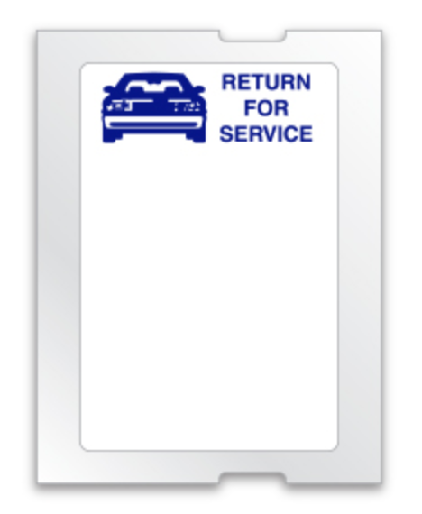 Roll Labels - Generic - Return for Service