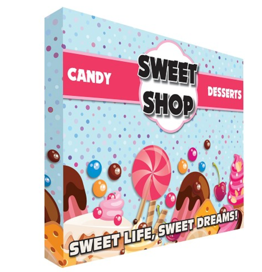 10ft Straight Velcro Fabric Pop Up Display