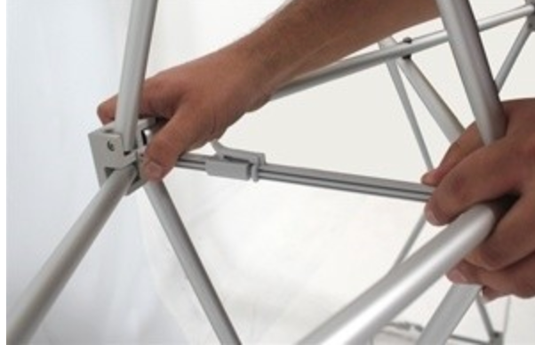 10ft Straight Velcro Fabric Pop Up Display