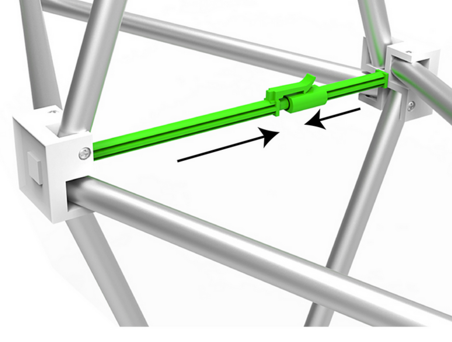 8ft Curve Velcro Fabric Pop Up Display