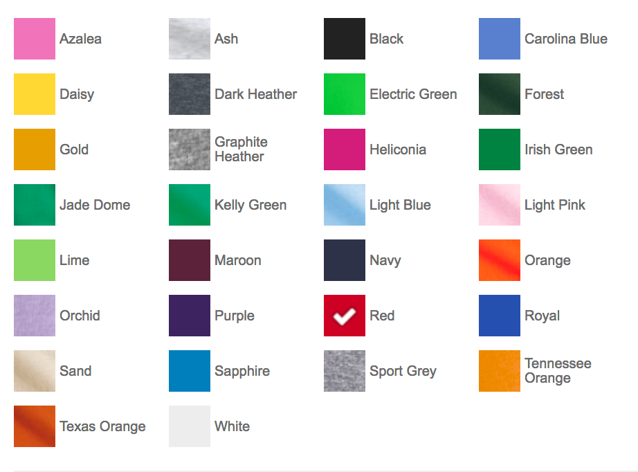 Gildan - DryBlend 50 Cotton/50 Poly T-Shirt