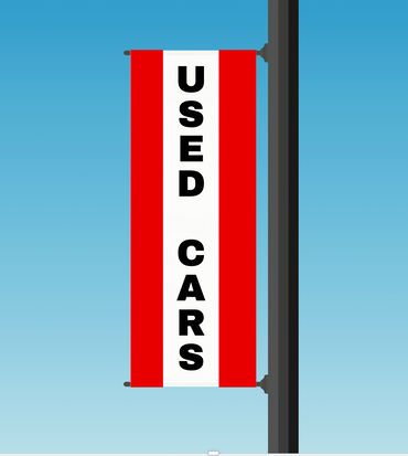 Red and White "Used Cars"