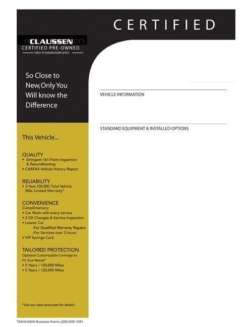 Custom Laser Form - 8 1/2" x 11" - Full Color - Interior