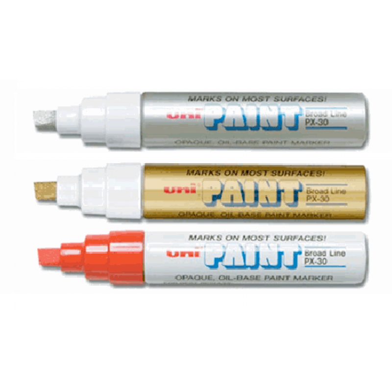 Uni Paint Markers (Oil-based) 1/4" Tip