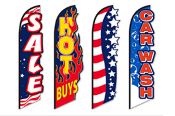 3-D Swooper Flags