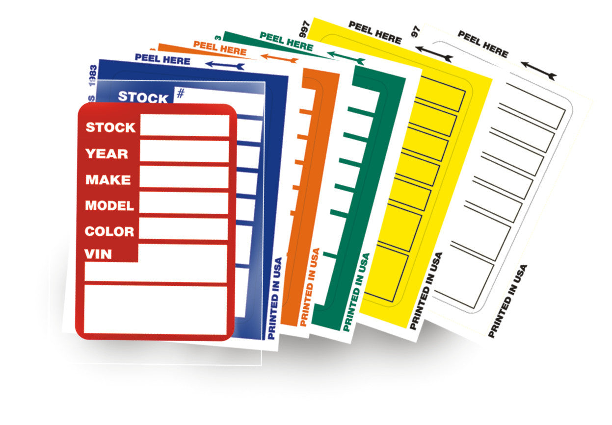 Stock Tags – Romano Promo Dealer Supply