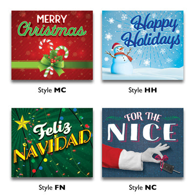 Holiday Clip-on Car Flags