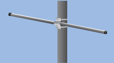 Double Sided Interceptor Pole Banner Brackets (3')