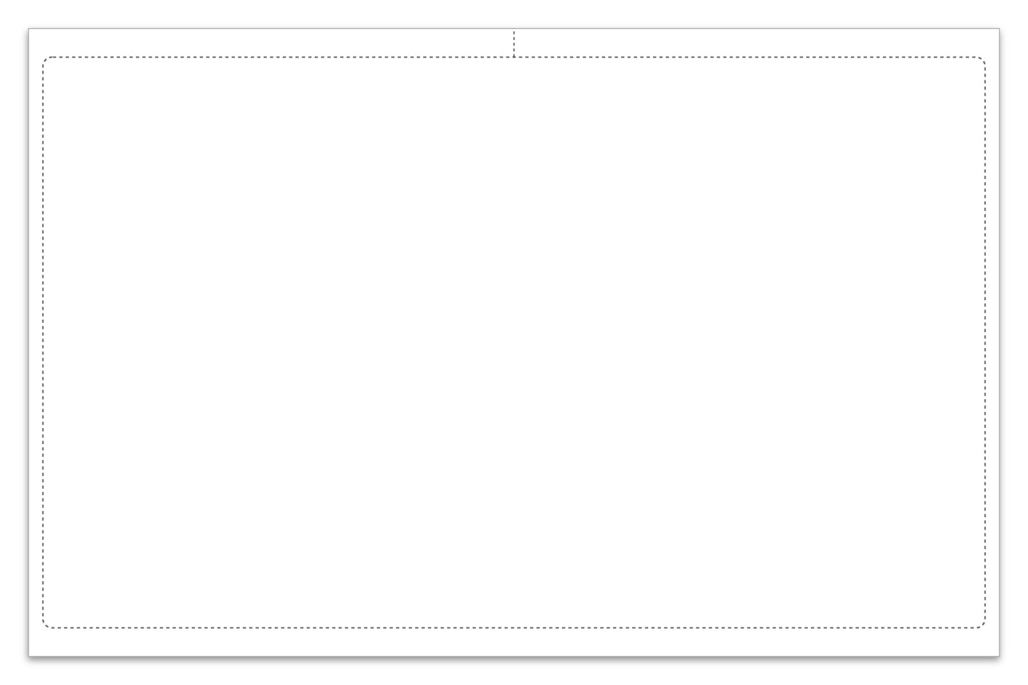 11" x 17" Lsr Window Sticker, BLANK, Perm. Adh., 1 Part - Qty. 100