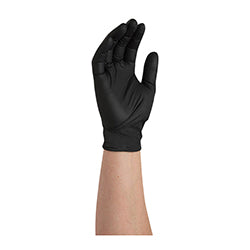 Black Nitrile Gloves - Small - Powder Free, Box of 100
