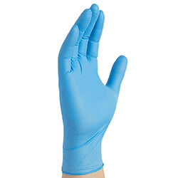 Blue Vinyl Gloves - X-Large - Powder Free, Box of 100