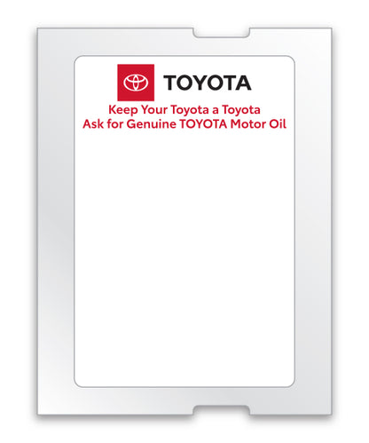 Static Clings - Toyota - For 5 in 1, ROLL of 500