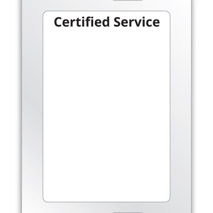 Static Clings - Certified Service - For 5 in 1, ROLL of 500