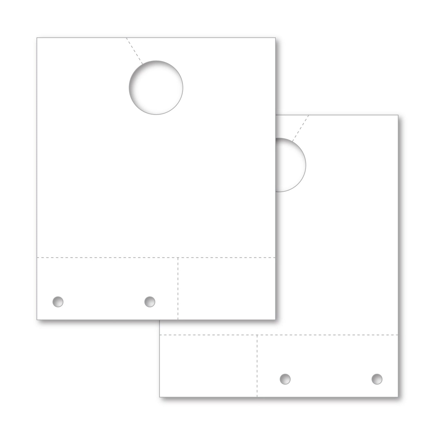 White Service Dispatch Numbers - Blank