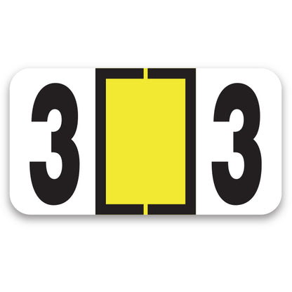 File Right Number Labels