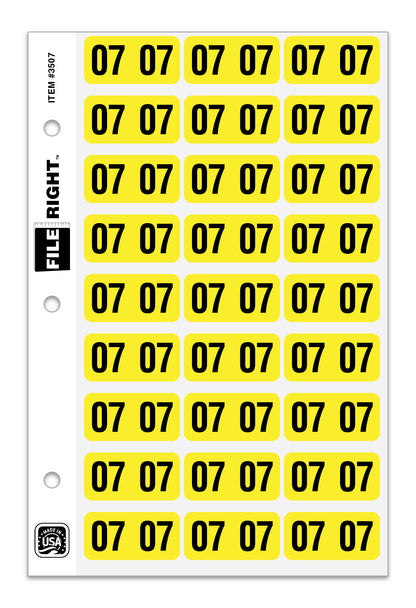 File Right Year Labels