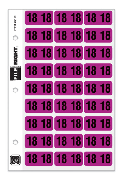 File Right Year Labels