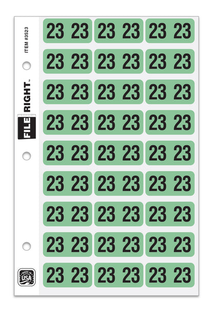 File Right Year Labels