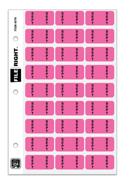 File Right Month Labels