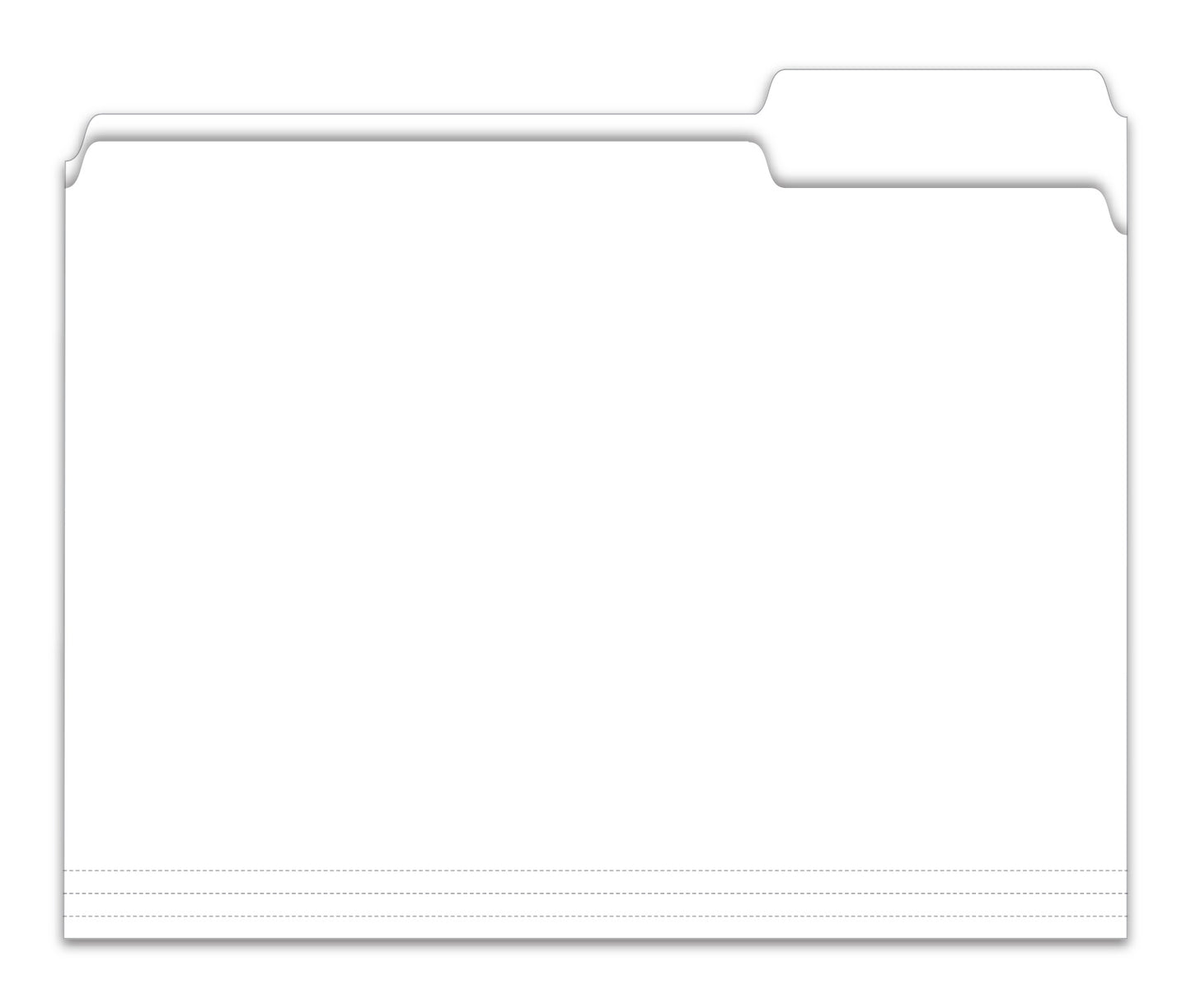 3 Tab File Folder