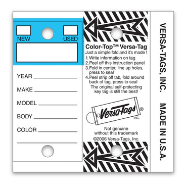 Color Top Versa-Tag Key Tags