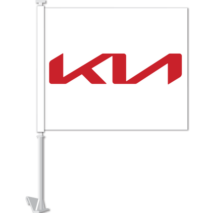 MANUFACTURER CLIP-ON FLAG - KIA MOTORS - QTY. 1