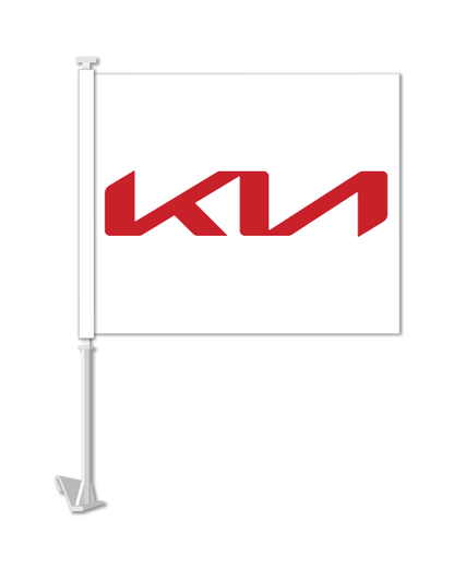 MANUFACTURER CLIP-ON FLAG - KIA MOTORS - QTY. 1