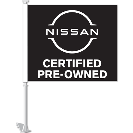 Clip On Window Flag - Nissan Certified Pre Owned