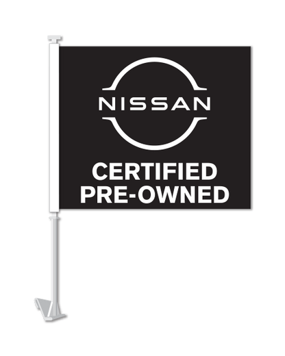 Clip On Window Flag - Nissan Certified Pre Owned