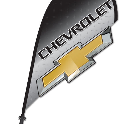 Clip On Paddle Flag - Chevrolet
