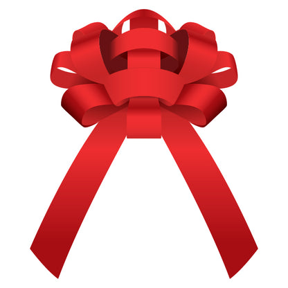 30" Magnetic Car Bow - Red