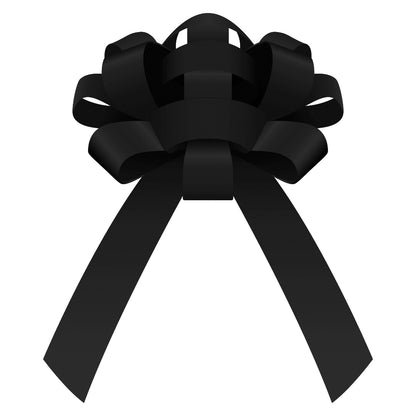 30" Magnetic Car Bow - Black