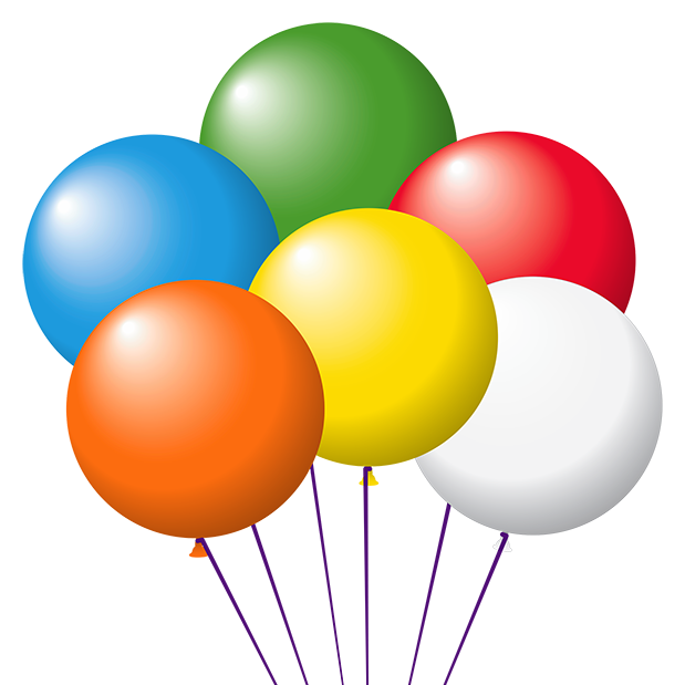 Latex Balloons - Assorted Colors